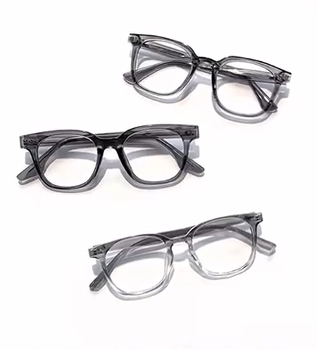 Frame Square Grey Transparant