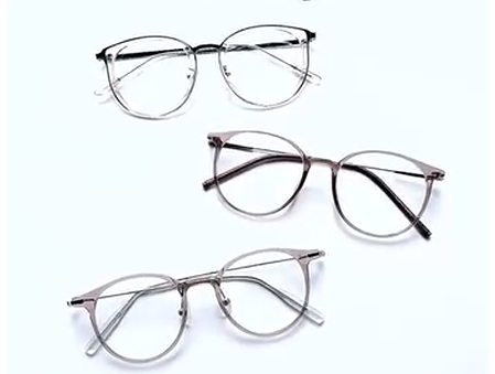 Frame Round Caramel Transparant