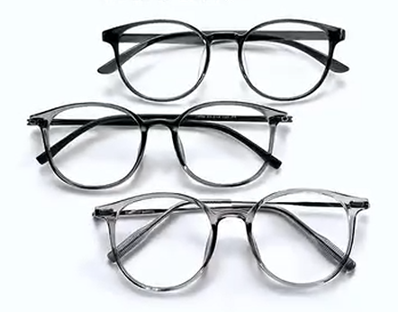 Frame Oval Grey Transparant